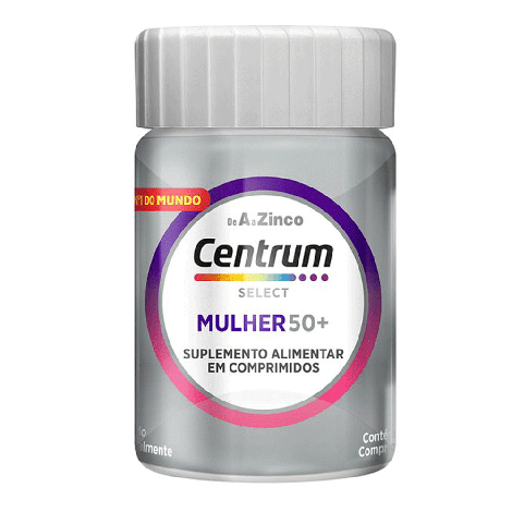 Centrum Select Mulher 50 + Vitaminas de A a Z 30 Comprimidos